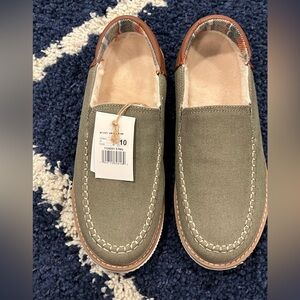 Sanuk Men's Cozy Vibe Low SM Collapsible Heel Slippers sz 10